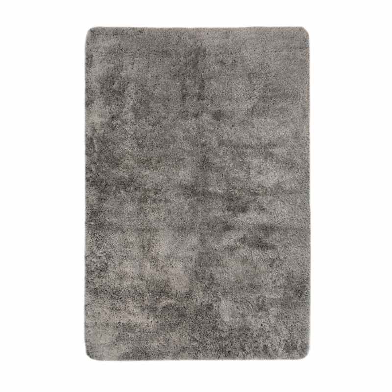 Soft Washable Cosy Modern Shaggy Rugs in Grey