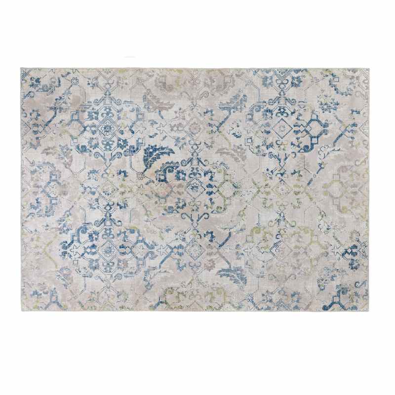 Origins Washable Florence Traditional Distressed Rug in Multi