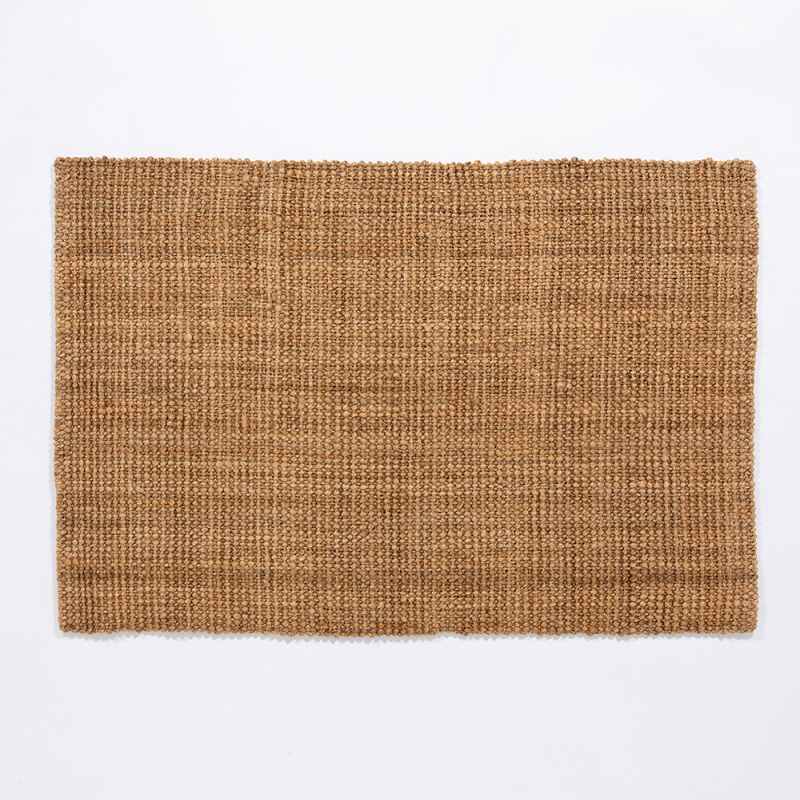 Whitefield Jute Modern Boucle Rug in Natural