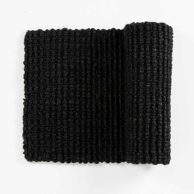 Whitefield Jute Boucle Runner Mat in Black