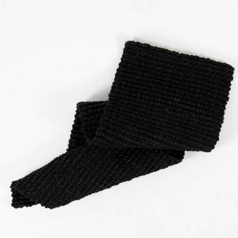 Whitefield Jute Boucle Runner Mat in Black