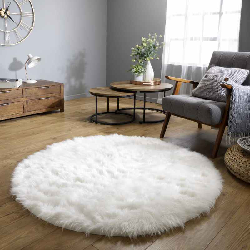 Faux Fur Sheepskin Circle
