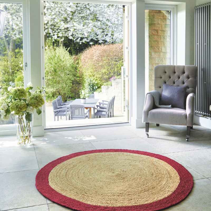 Jute Border Circle