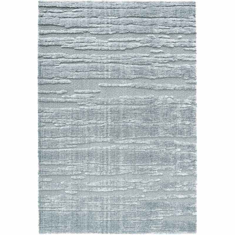 Cleo Rug Cleo 13025 5171 Carved Shaggy Textured Rugs in Blue – The Rug Seller