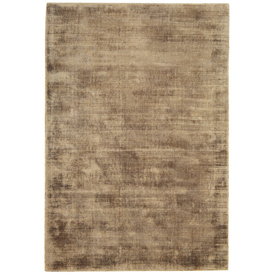 Blade Plain Modern Vintage Distressed Rugs in Mocha
