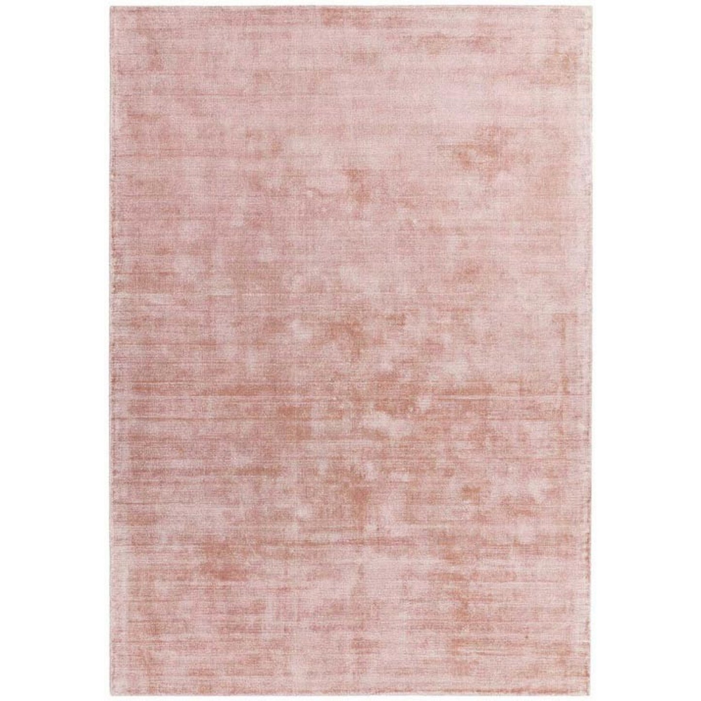 Blade Plain Modern Vintage Distressed Rugs in Pink