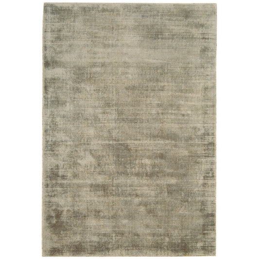 Blade Plain Modern Vintage Distressed Rugs in Smoke