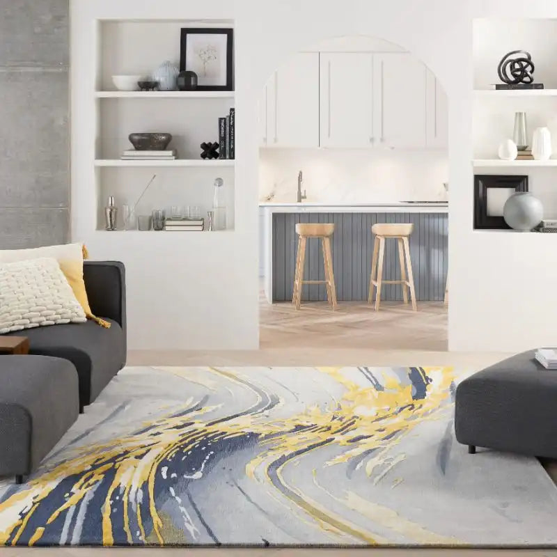 Prismatic PRS24 Grey Gold Rug RS