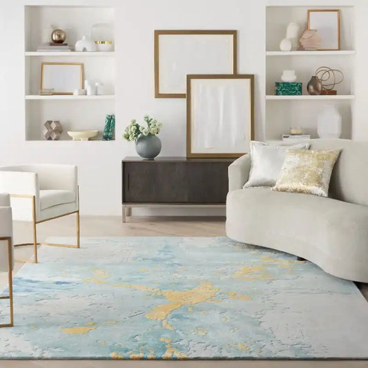 Prismatic PRS26 Seafoam Gold Rug RS