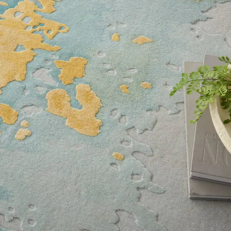 Prismatic PRS26 Seafoam Gold Rug RS