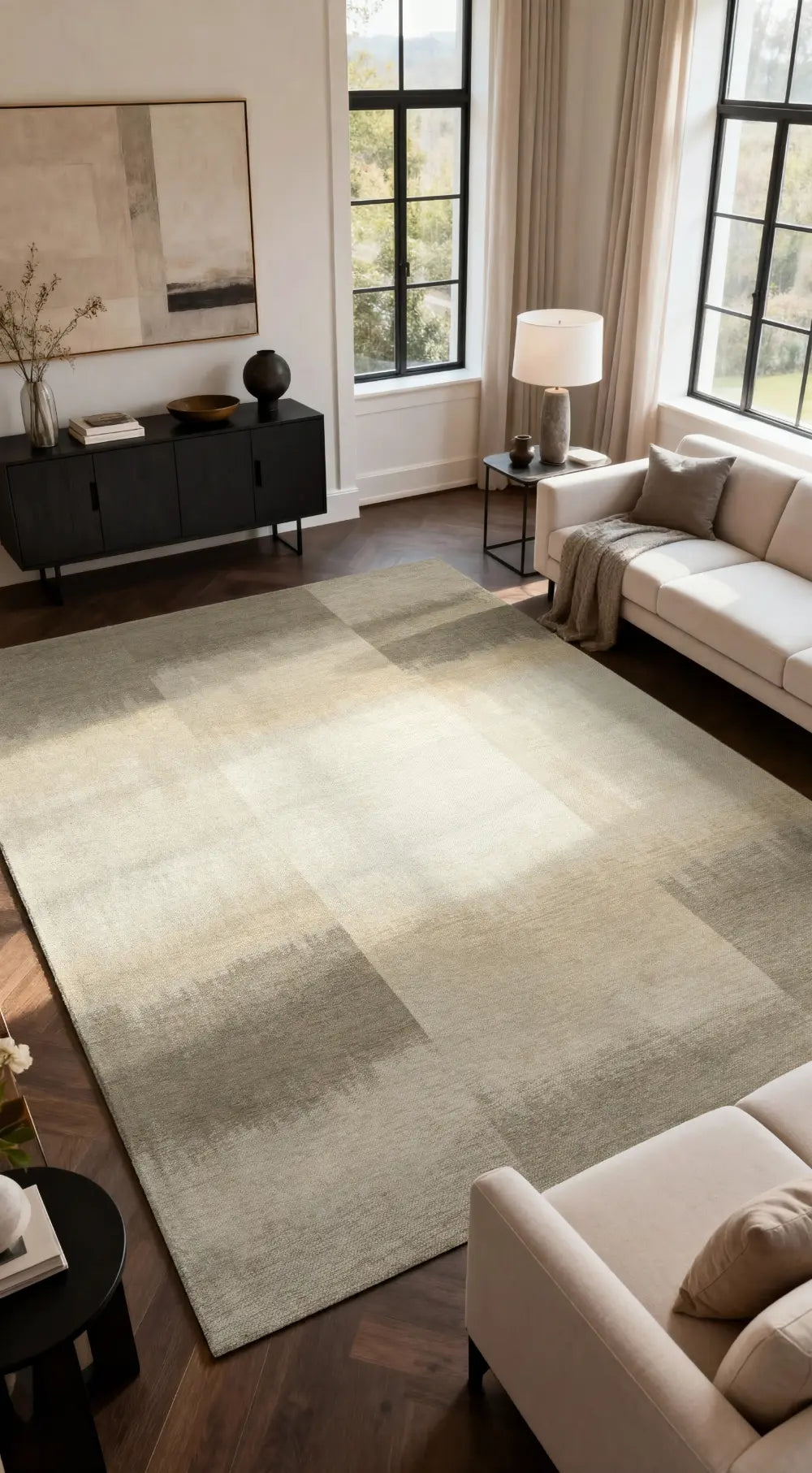 SENDAI COTTAGE GREY 2070 Washable and Indoor/Outdoor RS