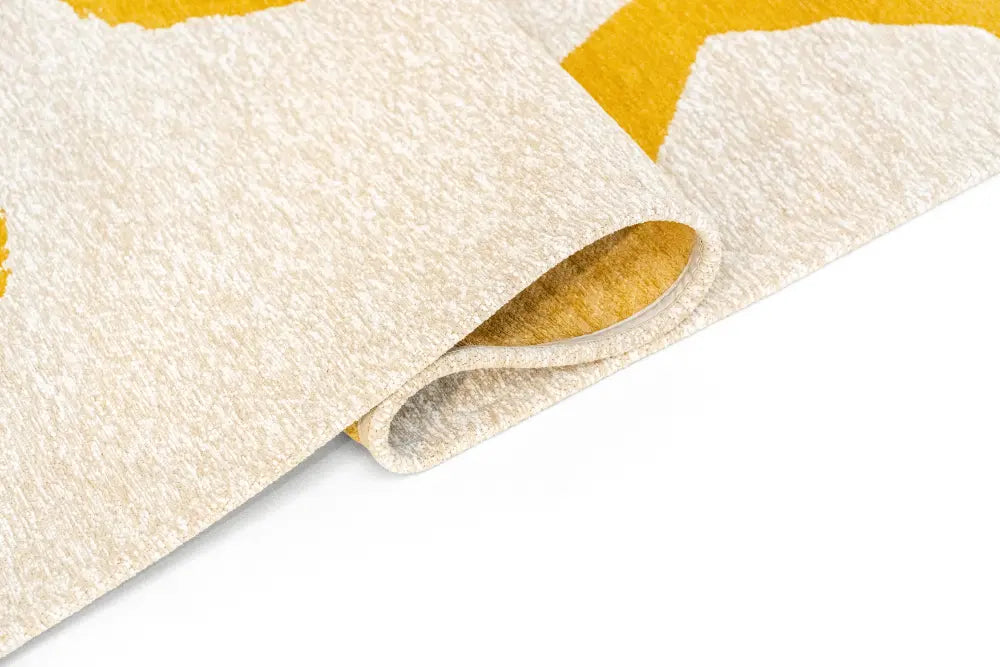 RIBBON PURE YELLOW 2084 Washable and Indoor/Outdoor