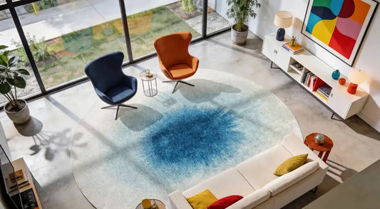 DROP DREAM in BLUE 2102 Washable and Indoor/Outdoor RS