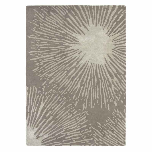 Harlequin Shore Modern Wool Rugs 40601 in Stone Grey