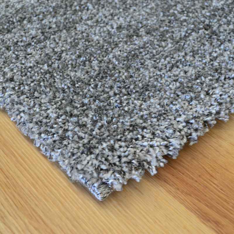 Mehari Boho Shaggy Rugs 23229 4268 in Grey Ivory