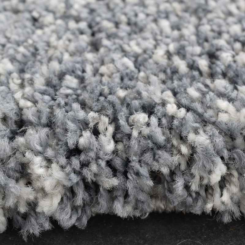 Mehari 23252 5454 Speckled Shaggy Rugs in Blue