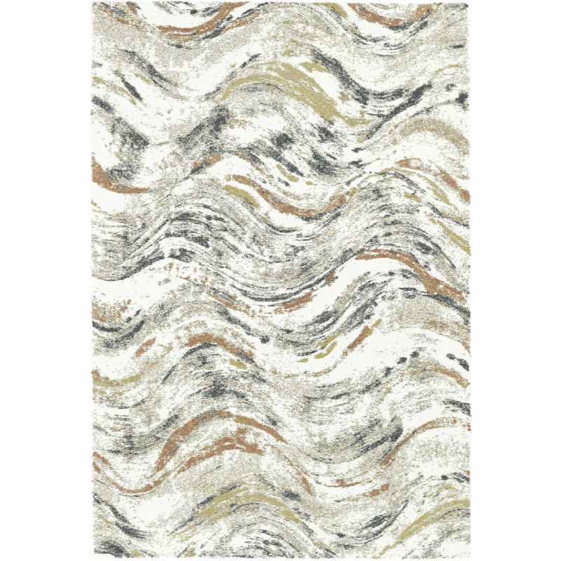 Mehari Mottled Swirl Rugs 23288 6616 in Beige