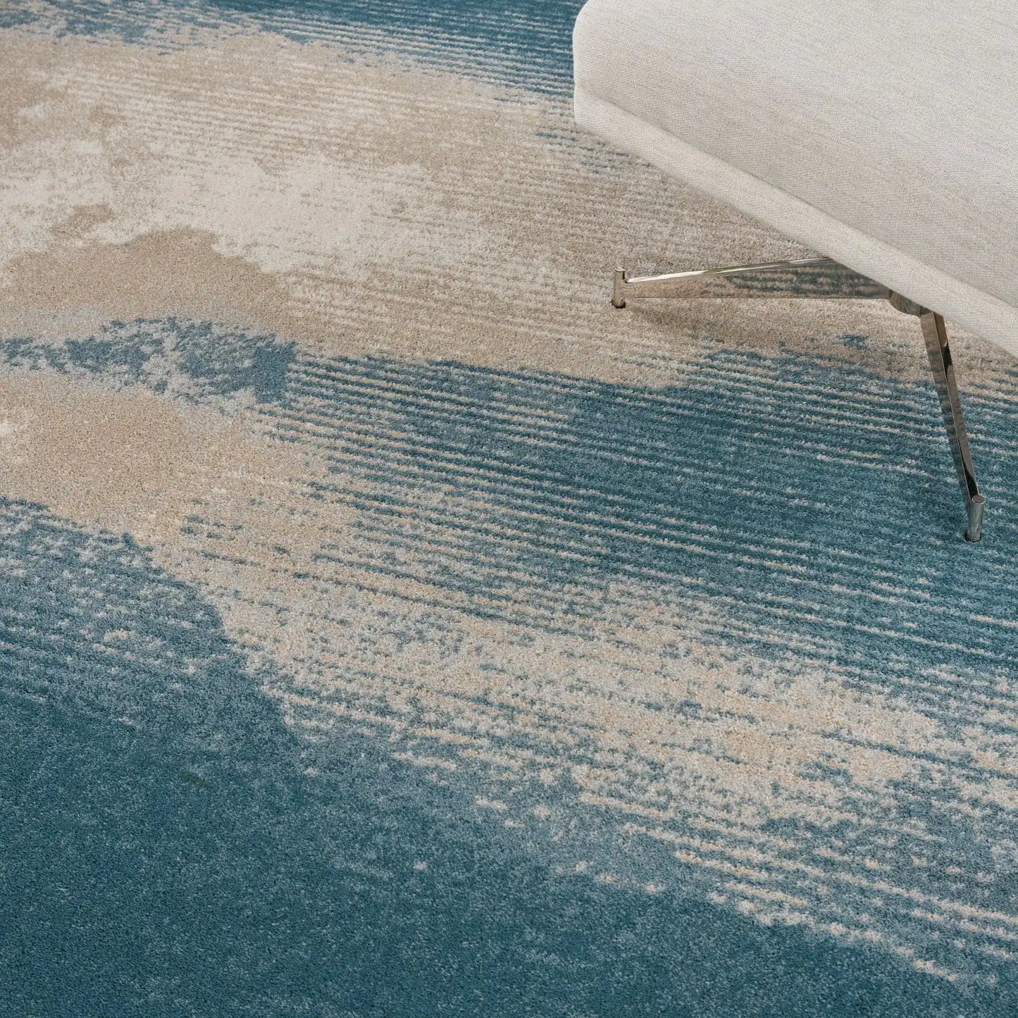 Maxell MAE06 Ivory Teal Rug RS