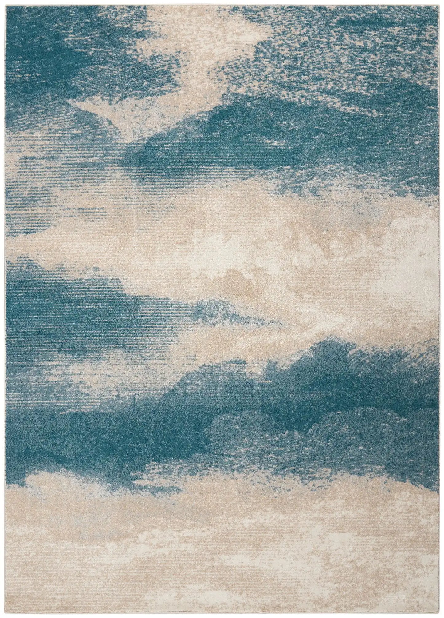 Maxell MAE06 Ivory Teal Rug RS