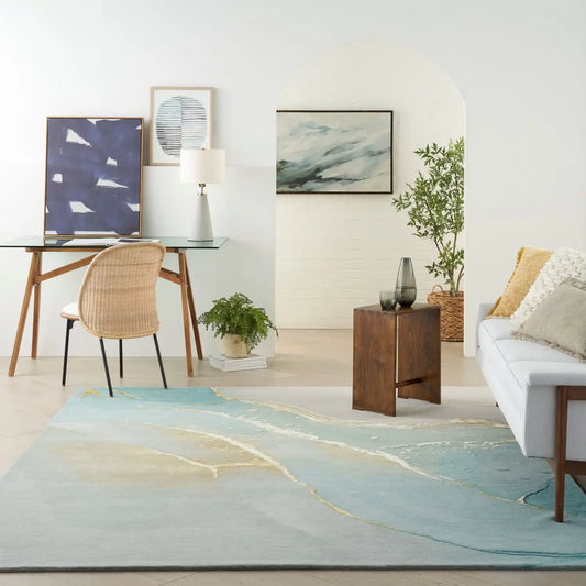 Prismatic PRS27 Grey Seafoam Rug RS