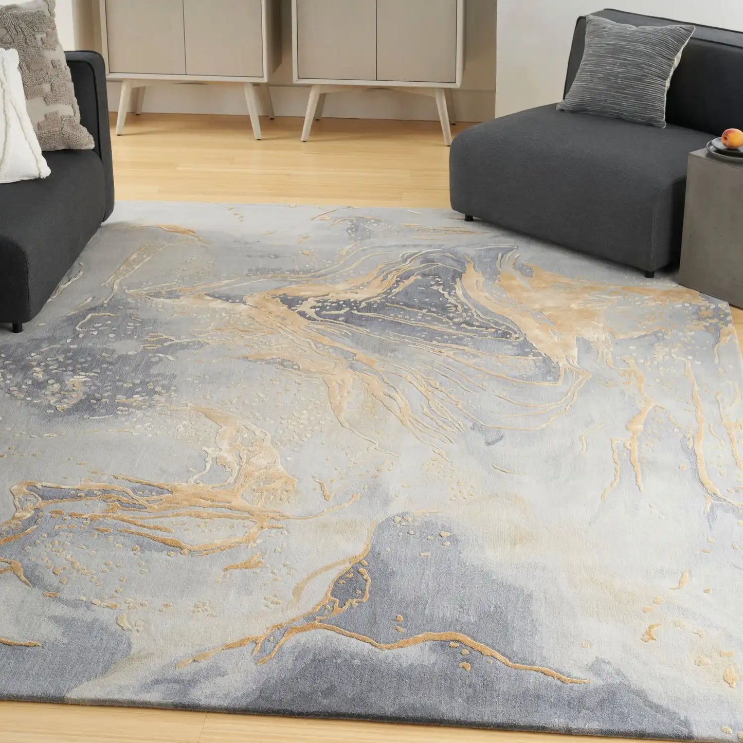 Prismatic PRS28 Grey Gold Rug RS