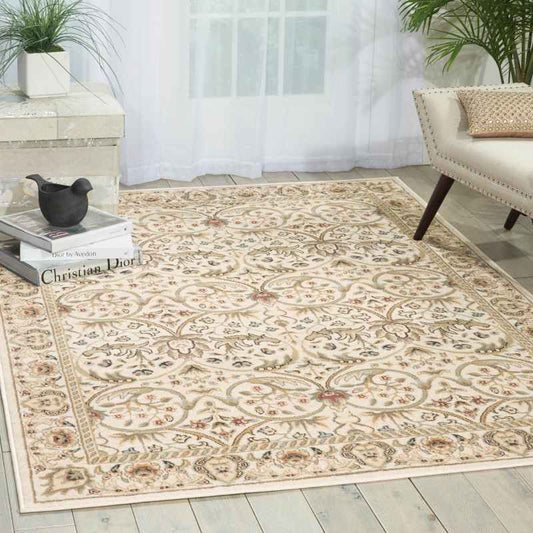 Walden Traditional Rugs WAL03 in Ivory