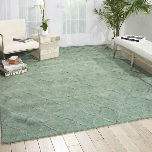 Lunette Rugs LNT01 in Aqua