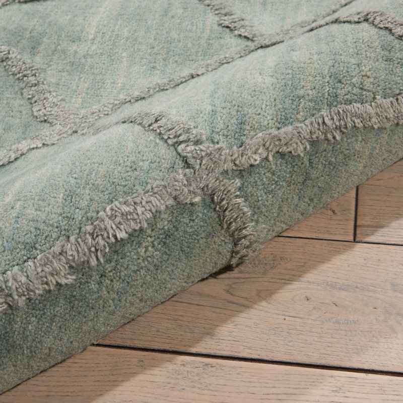 Lunette Rugs LNT01 in Aqua