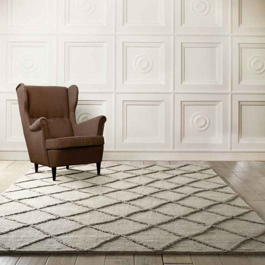 Lunette Rugs LNT01 in Silver