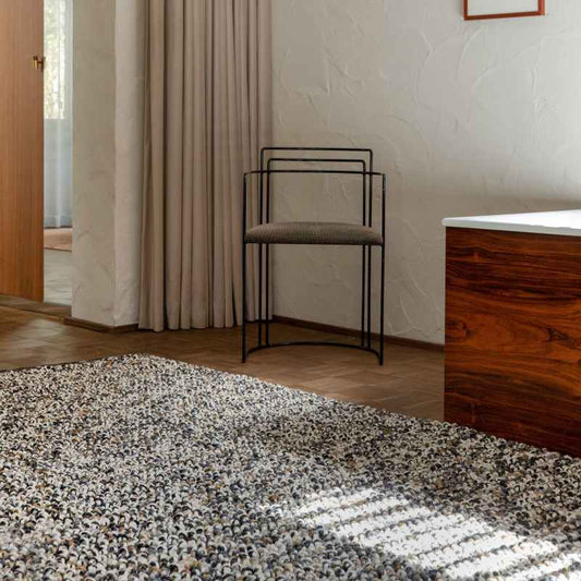 Marble Wool Rugs 029534 by Brink and Campman in Carbon Grey