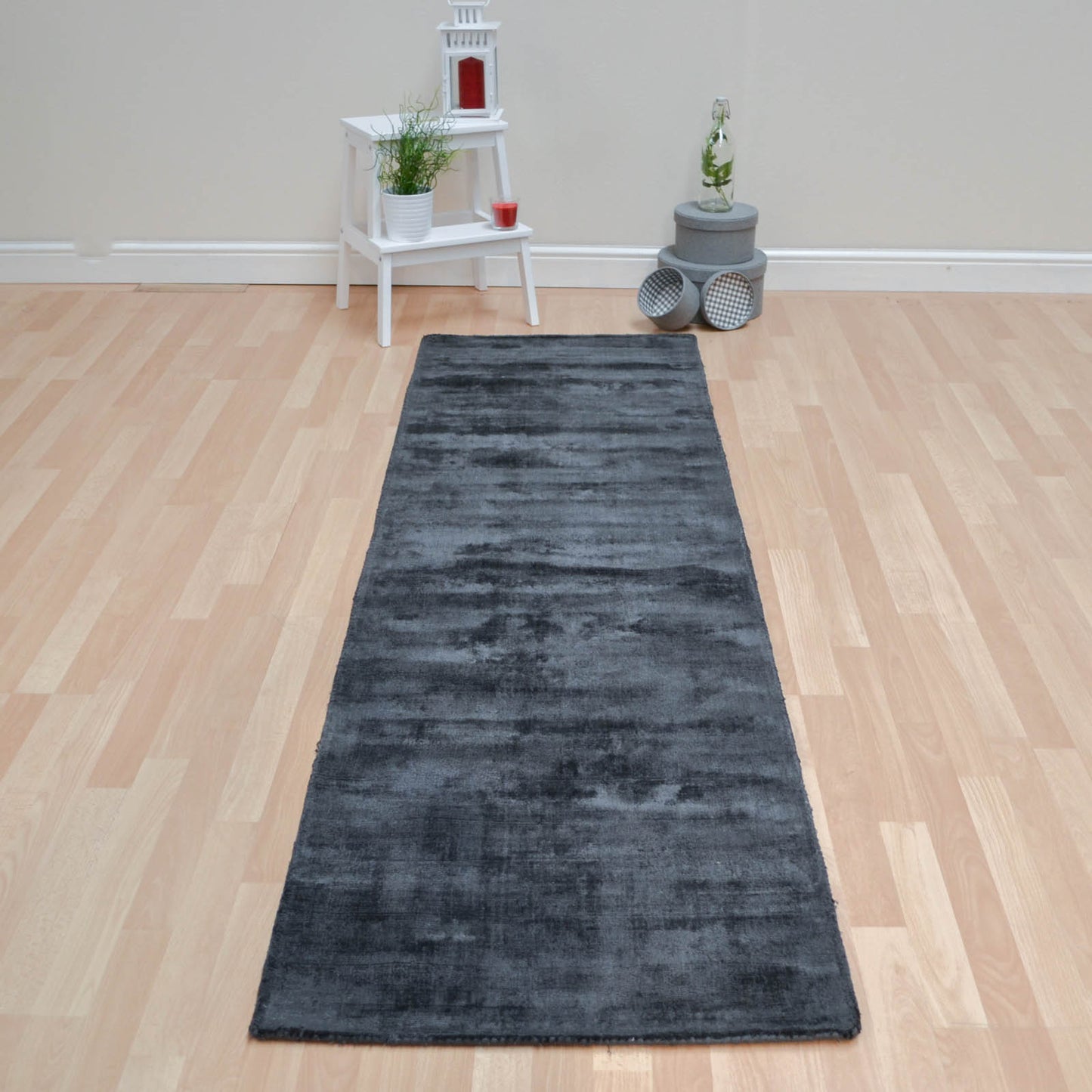 Blade Hallway Runners in Charcoal