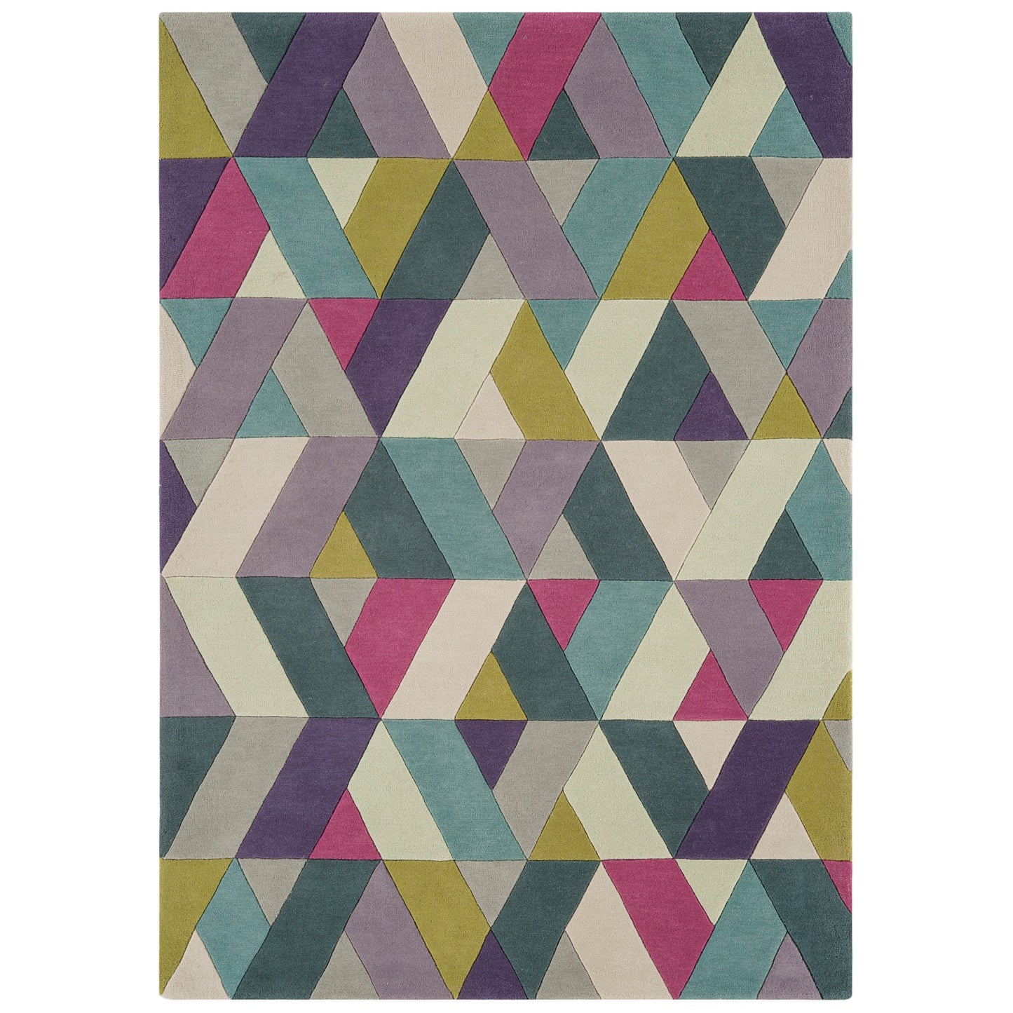 Funk Chevron Rugs in Blue and Green