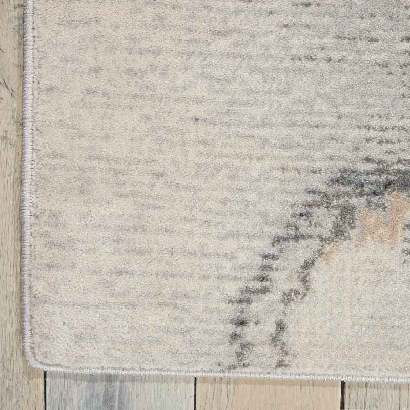 Maxell Modern Abstract Rugs MAE08 by Nourison in Grey