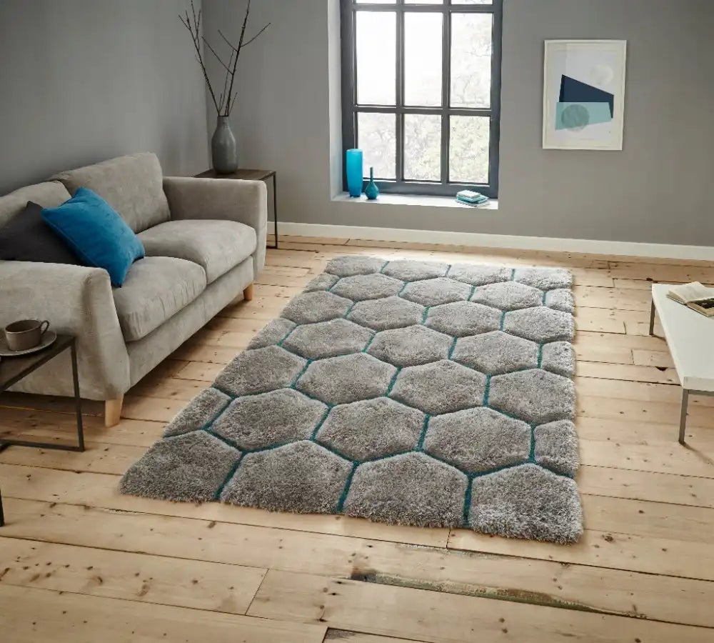 Noble House 30782 30782 Grey Blue Rug RS