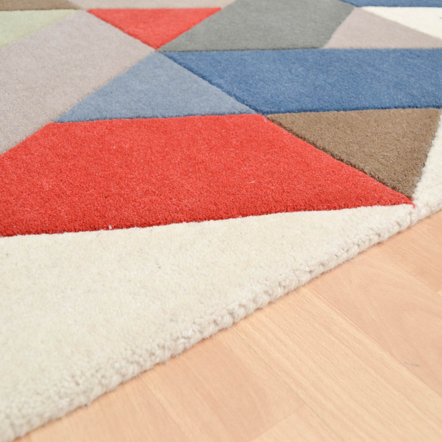 Funk Chevron Multi-Coloured Hallway Runners