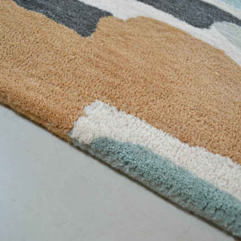 Trattino Rugs 44804 in Sea-Glass by Harlequin
