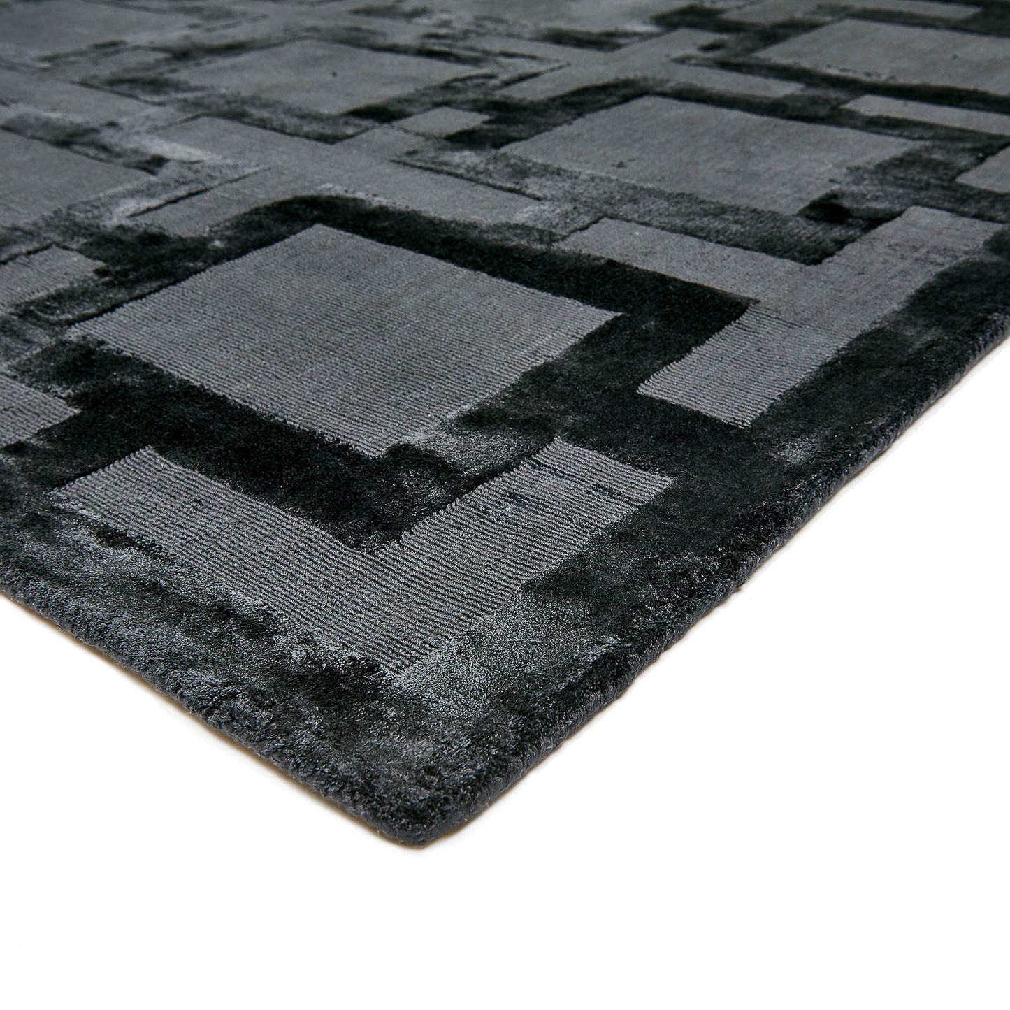 Katherine Carnaby Eaton Geometric Rugs in Black