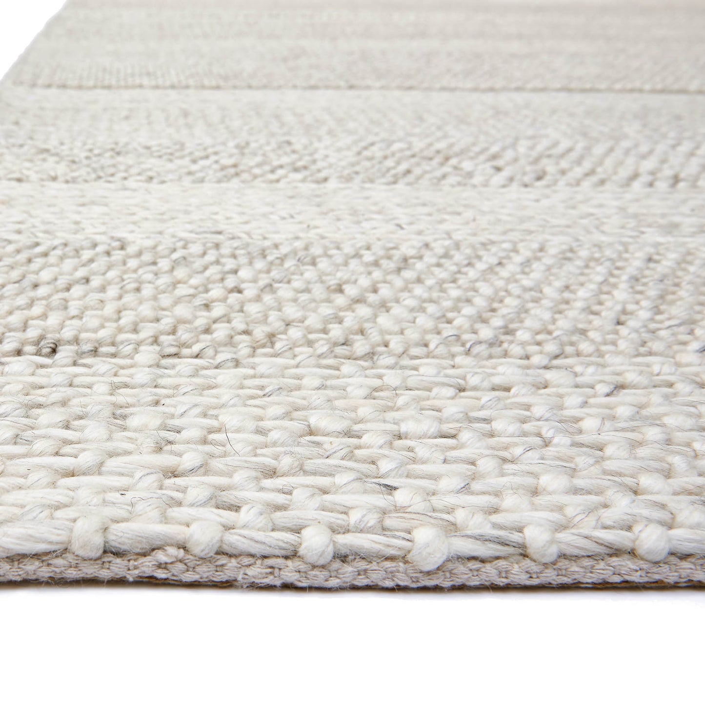 Katherine Carnaby CS06 Modern Designer Rugs in Cream Stripe
