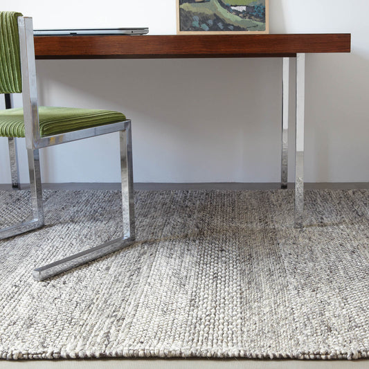 Katherine Carnaby CS07 Modern Designer Rugs in Grey Marl Stripe