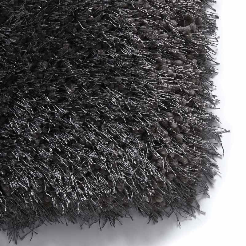 Montana Shaggy Rugs in Dark Grey