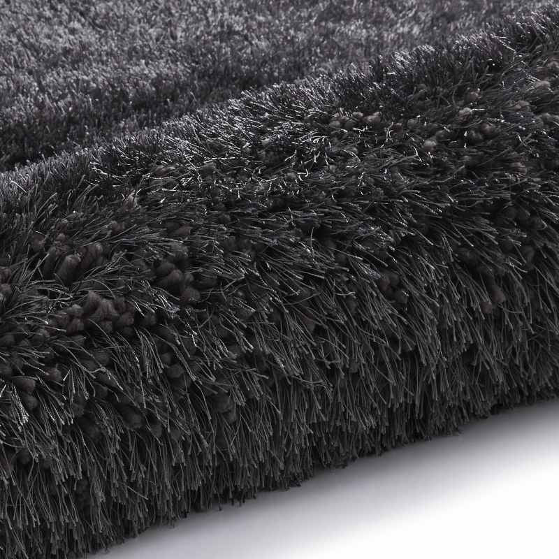 Montana Shaggy Rugs in Dark Grey