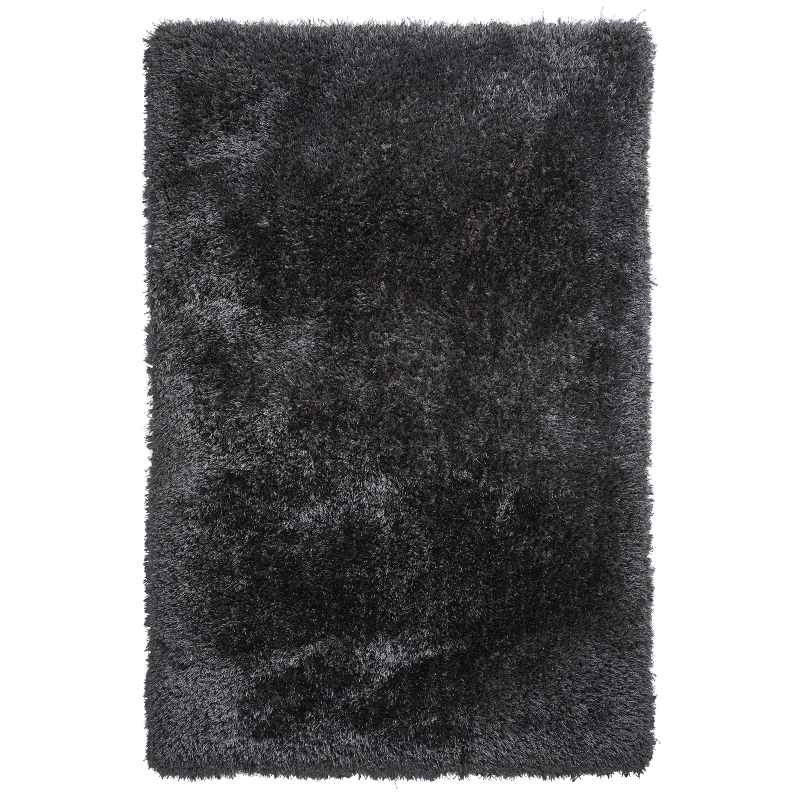Montana Shaggy Rugs in Dark Grey
