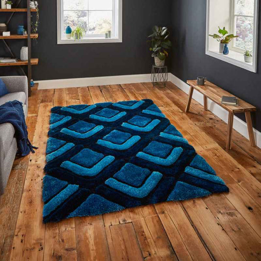 Noble House Rugs NH 8199 in Dark Blue