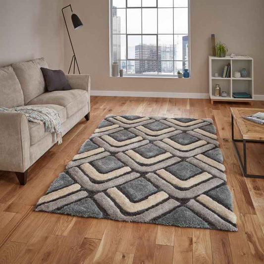 Noble House Rugs NH 8199 in Grey Blue