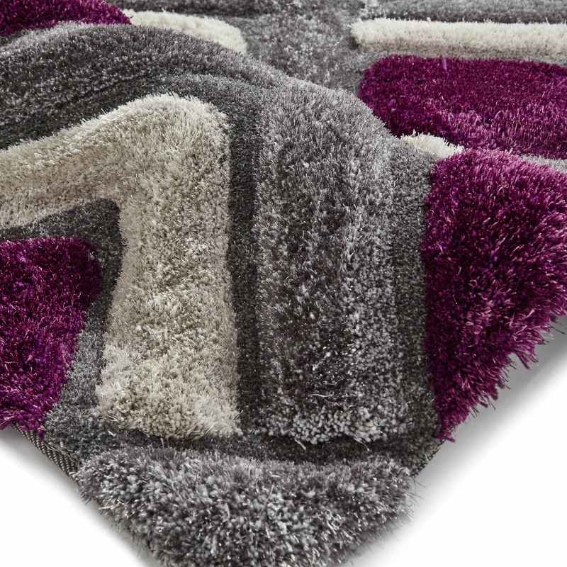 Noble House Rugs NH 8199 in Grey Purple