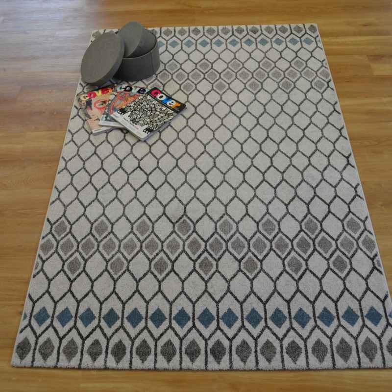 Liberty Geometric Rugs 34001 6151 in Blue