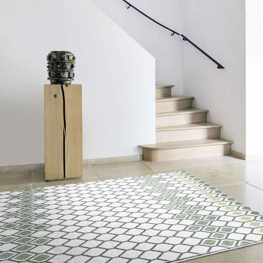 Liberty Geometric Rugs 34001 6191 in Gold