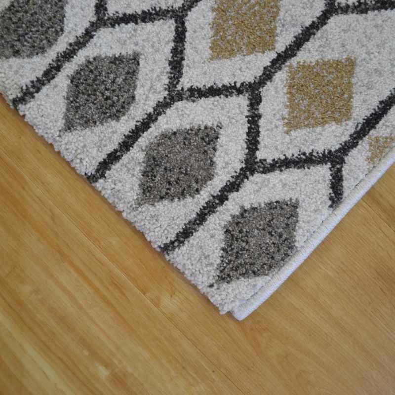Liberty Geometric Rugs 34001 6191 in Gold