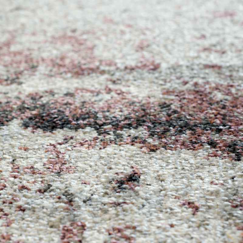 Liberty Modern Abstract Rugs 34026 6111 in Pink