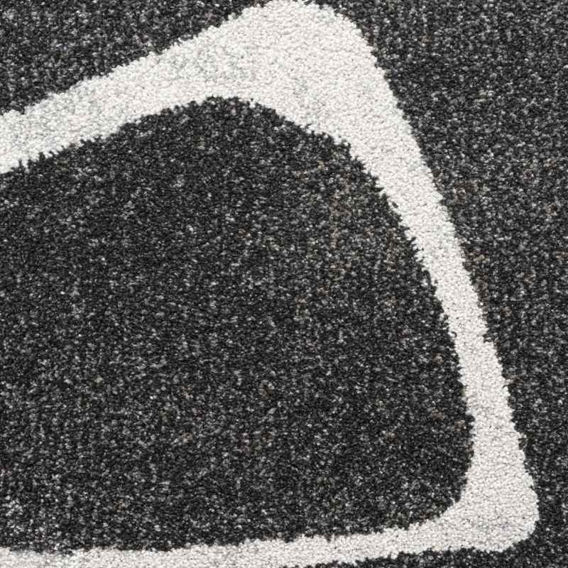Liberty 34145 3161 Geometric Abstract Rug in charcoal Grey